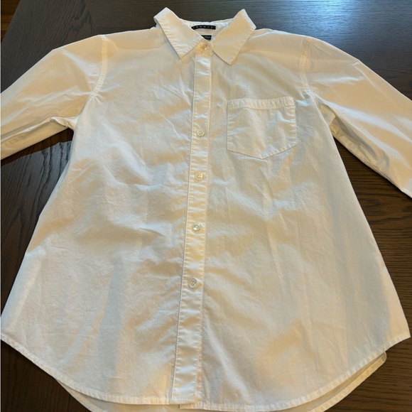 Theory white button down size Small - Picture 1 of 4